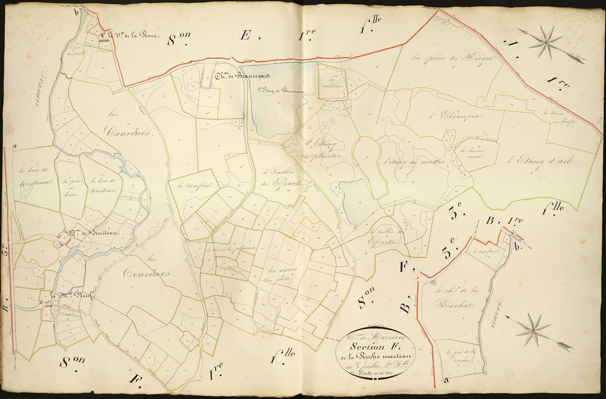 Mézières-en-Brenne - Section F2, dite de Roche Marteau.