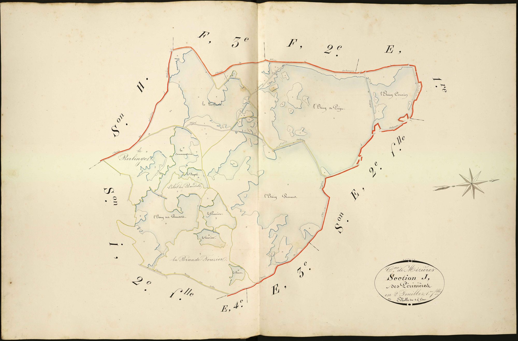 Mézières-en-Brenne - Section I1, dite de Périnières.