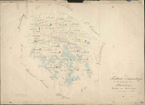 Mézières-en-Brenne - Tableau d'assemblage.