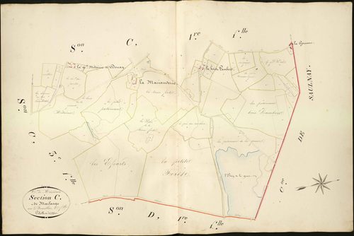 Mézières-en-Brenne - Section C2, dite de Marlange.