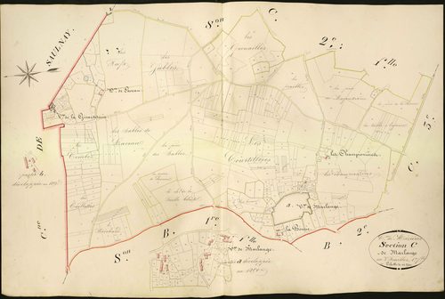 Mézières-en-Brenne - Section C1, dite de Marlange.