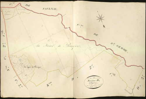 Mézières-en-Brenne - Section D1, dite d'Epoire.