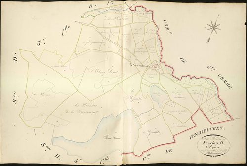 Mézières-en-Brenne - Section D3, dite d'Epoire.