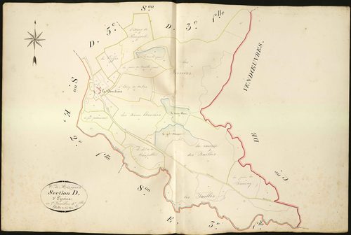 Mézières-en-Brenne - Section D4, dite d'Epoire.