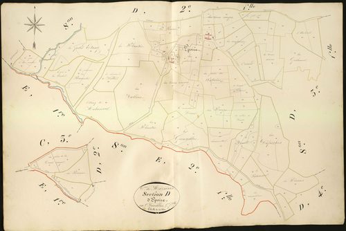 Mézières-en-Brenne - Section D5, dite d'Epoire.