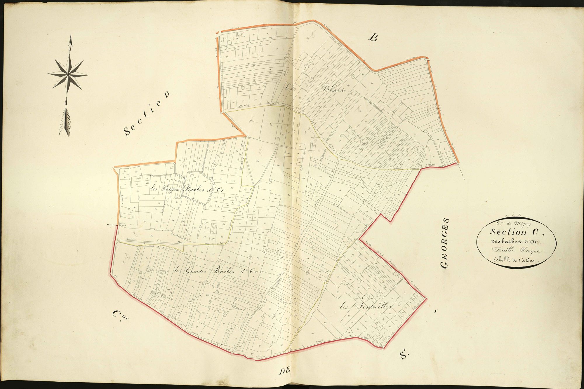 Migny - Section C, dite des Barbes d'Or.