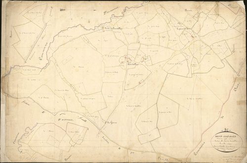 Montchevrier - Section A, feuille unique, dite de Courtalier.