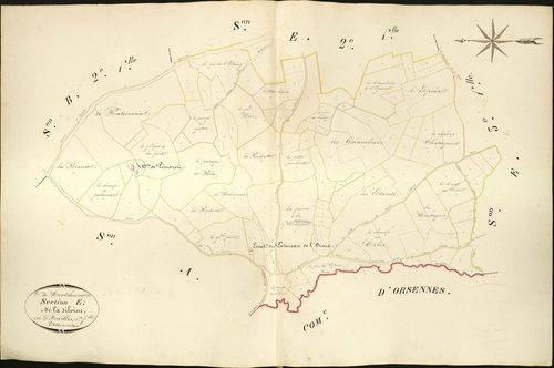Montchevrier - Section E1, dite de la Silvine.