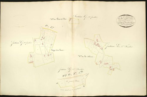 Montchevrier - Feuille supplémentaire de développement 2 (Le Bras de Fer, L'Age en Haut, La Silvine).