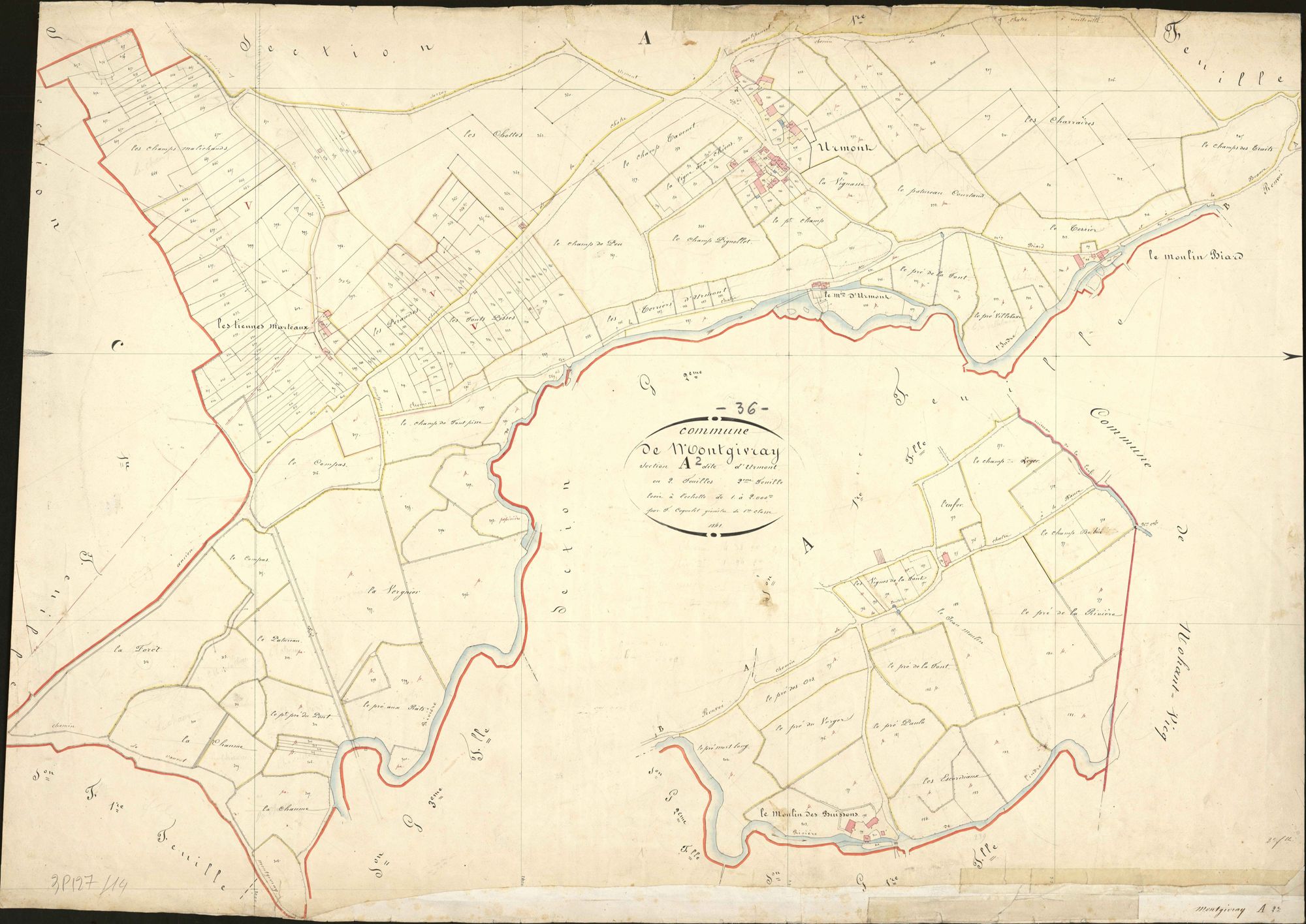 Montgivray - Section A2, dite d'Urmont.