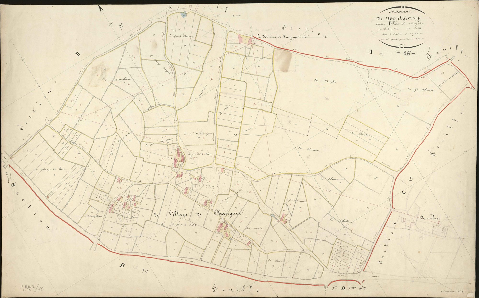 Montgivray - Section B2, dite de Chavigner.