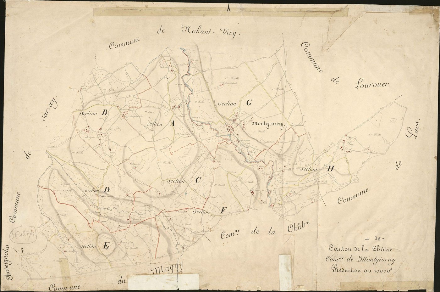 Montgivray - Tableau d'assemblage.