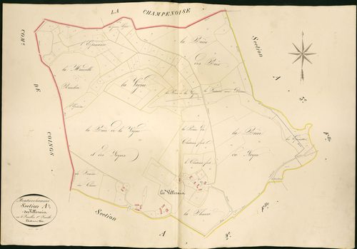 Montierchaume - Section A1, dite des Villerais.
