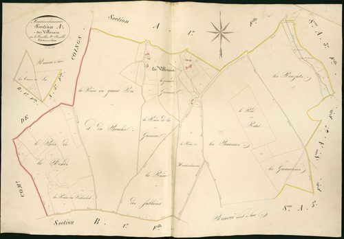 Montierchaume - Section A2, dite des Villerais.