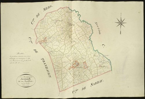 Montipouret - Section D, dite des Courtillets.