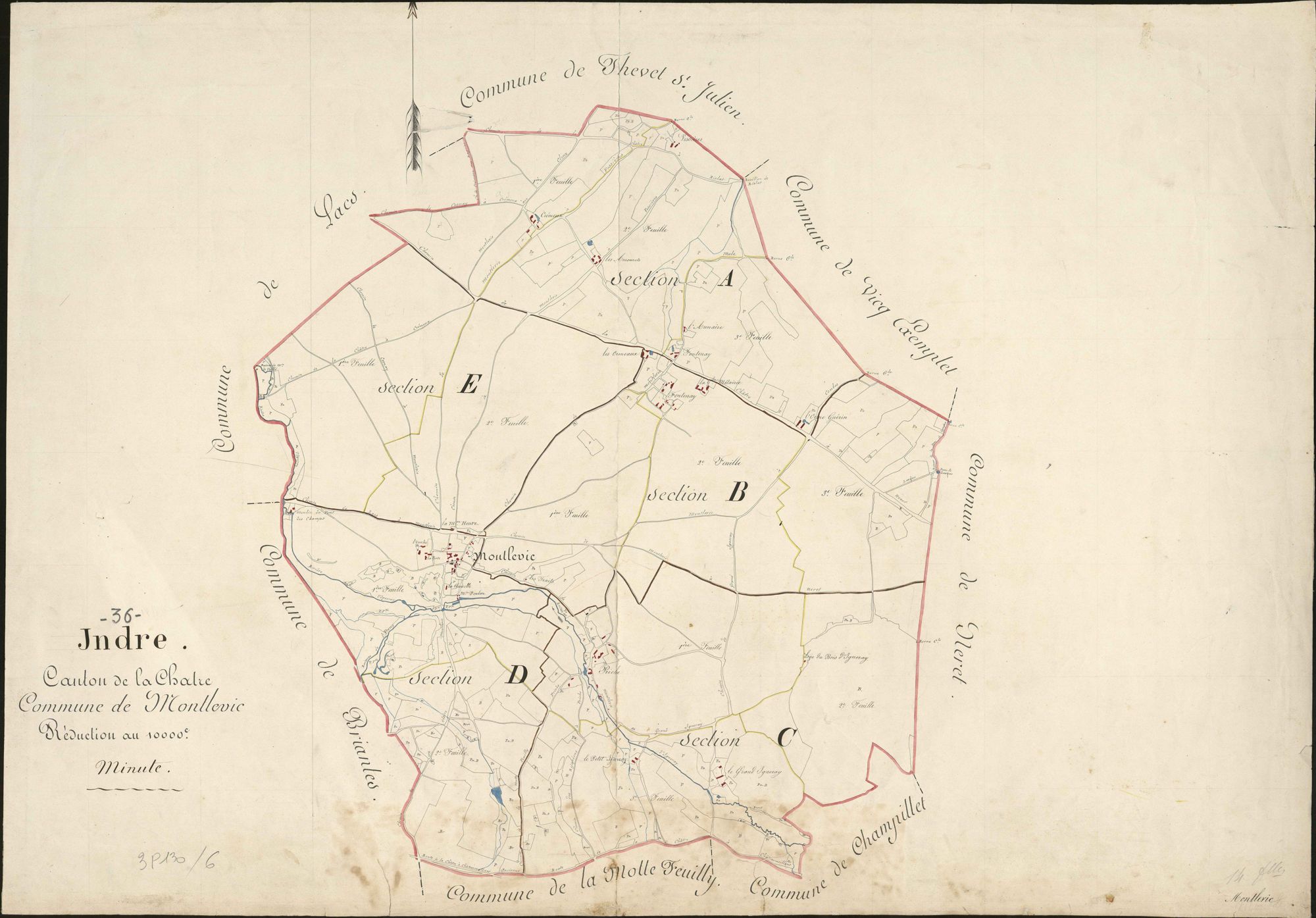 Montlevicq - Tableau d'assemblage.