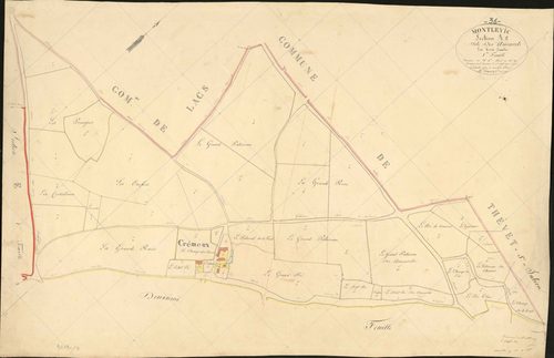 Montlevicq - Section A1, dite des Amourets.