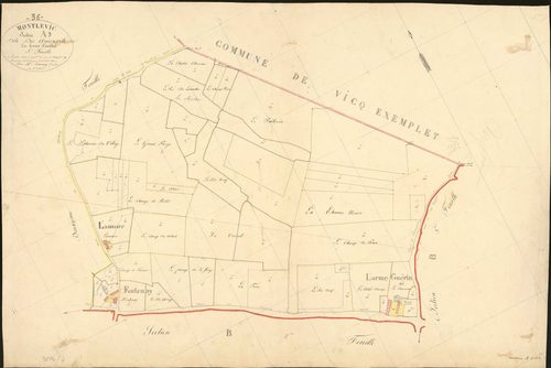 Montlevicq - Section A3, dite des Amourets.