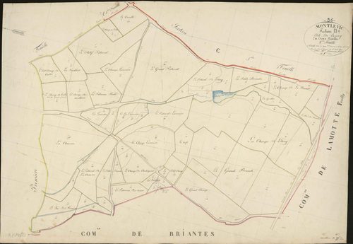 Montlevicq - Section D2, dite du Bourg.