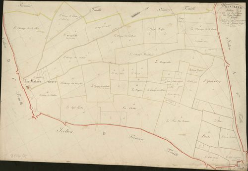 Montlevicq - Section E2, dite de la Plaine.