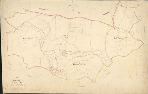 Mosnay - Section B1, dite d'Yvernaud.