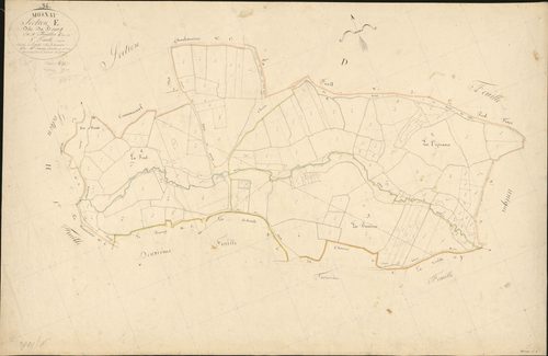 Mosnay - Section E1, dite du Bourg.