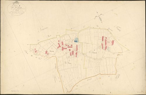 Mosnay - Section E2, dite du Bourg.