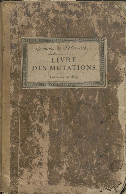 Mosnay - Livre des mutations des propriétés