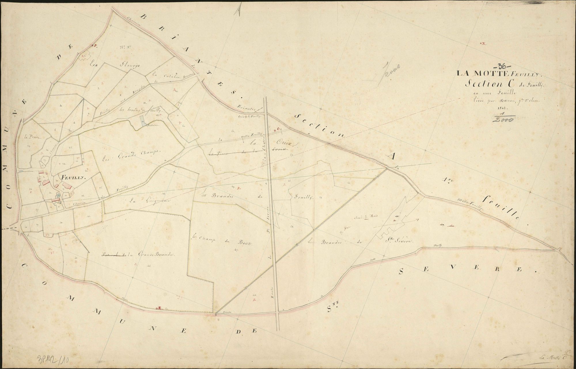 Motte-Feuilly - Section C, dite de Feuilly.