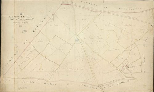 Motte-Feuilly - Section A1, dite des Rejaudons.
