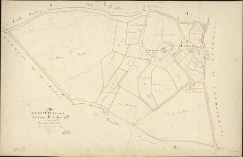 Motte-Feuilly - Section B1, dite du Bourg.