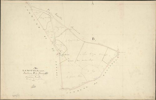 Motte-Feuilly - Section B2, dite du Bourg.