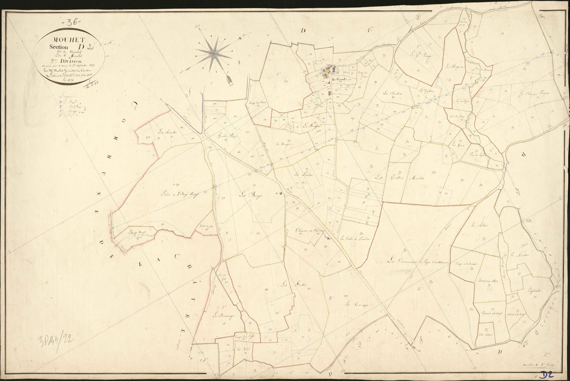 Mouhet - Section D2, dite de Mouhet.