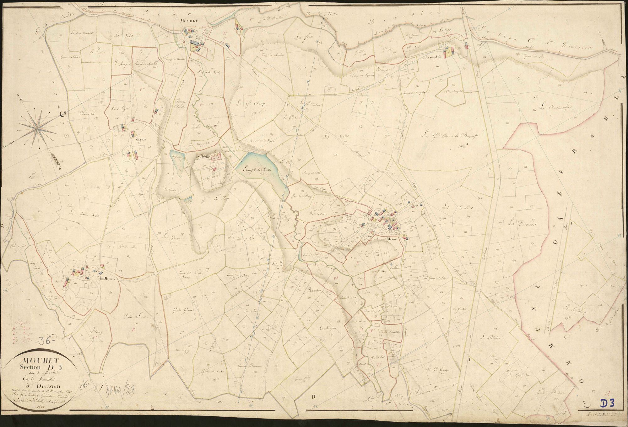 Mouhet - Section D3, dite de Mouhet.