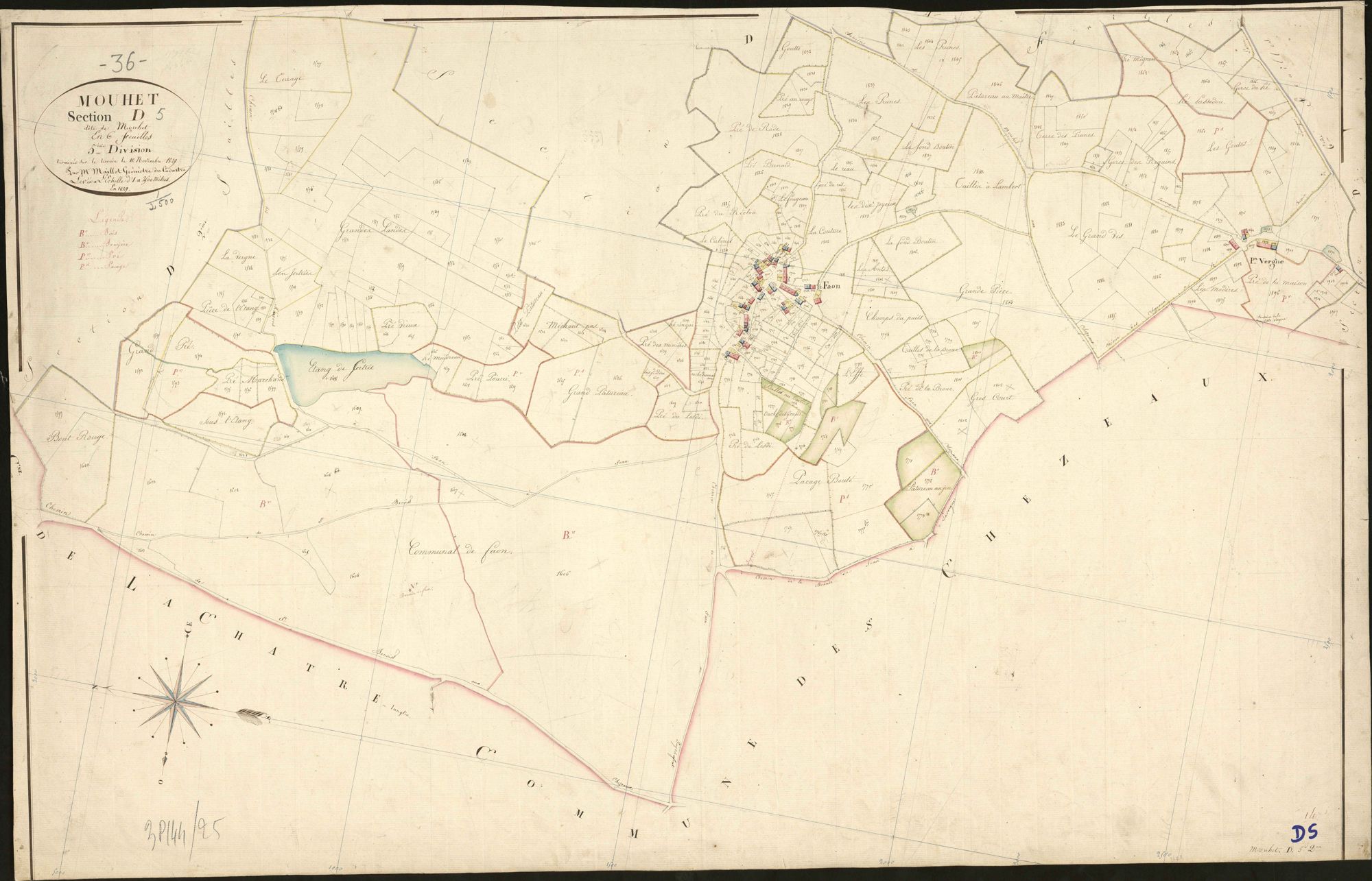 Mouhet - Section D5, dite de Mouhet.
