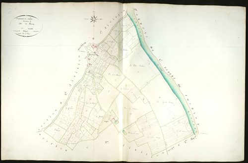 Néons-sur-Creuse - Section C1, dite du Bourg.