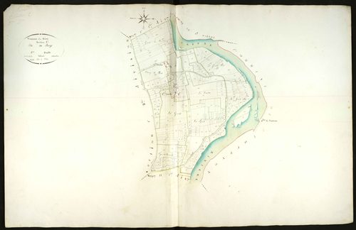 Néons-sur-Creuse - Section C3, dite du Bourg.