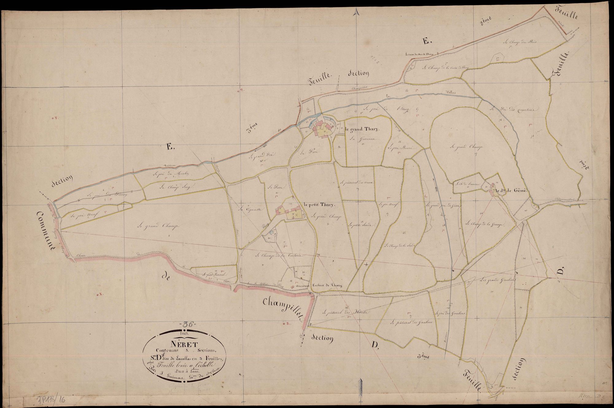 Néret - Section D1, dite de Lavallas.