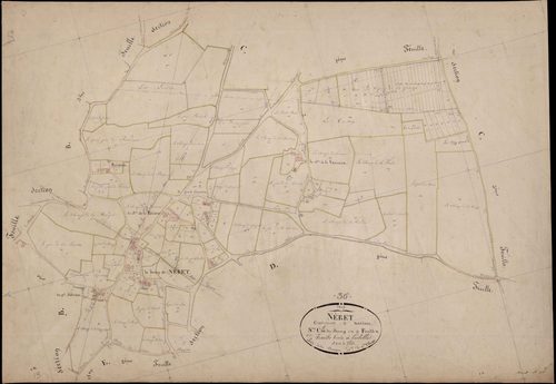 Néret - Section C1, dite du Bourg.