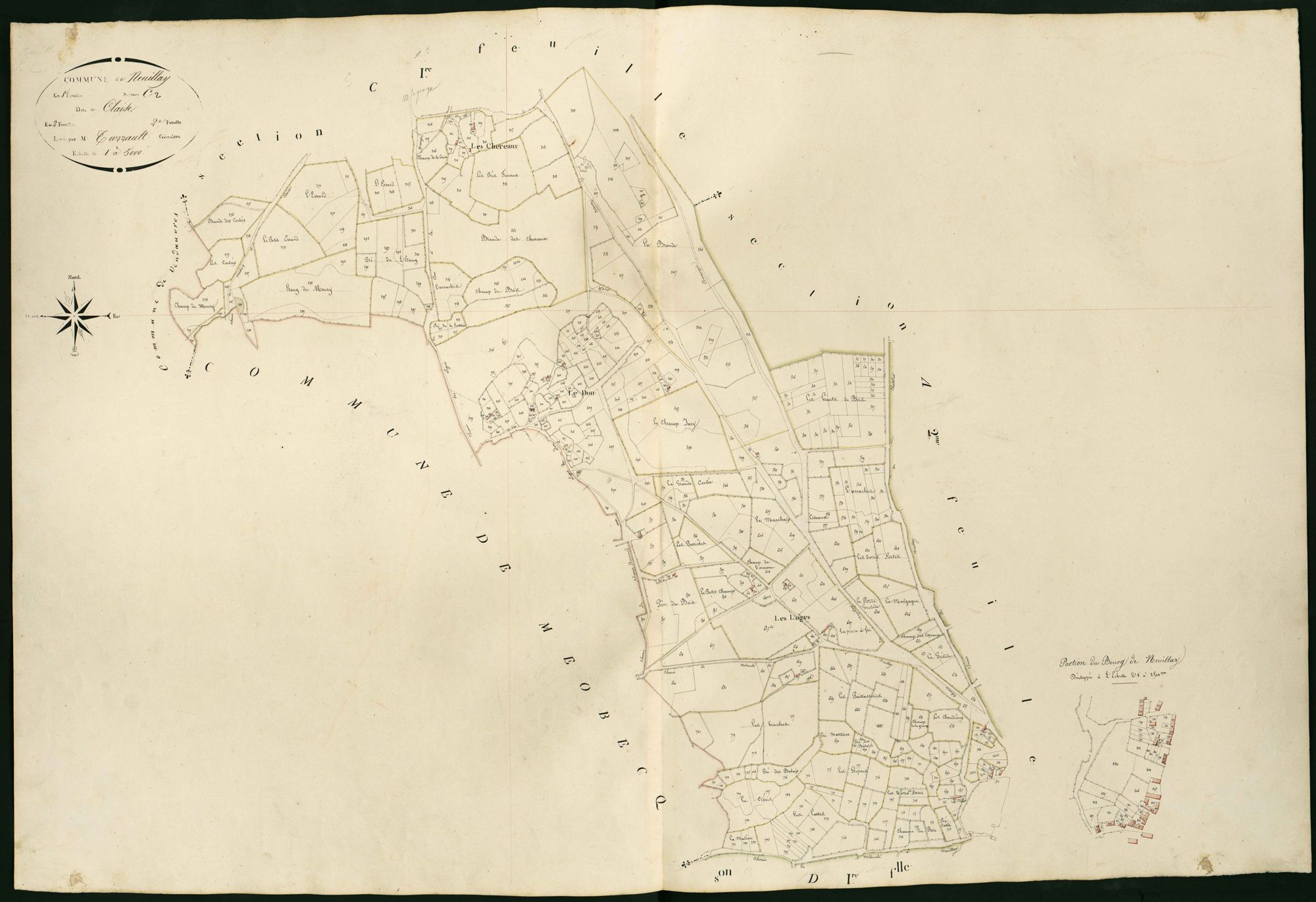 Neuillay-les-Bois - Section C2, dite de Claise.