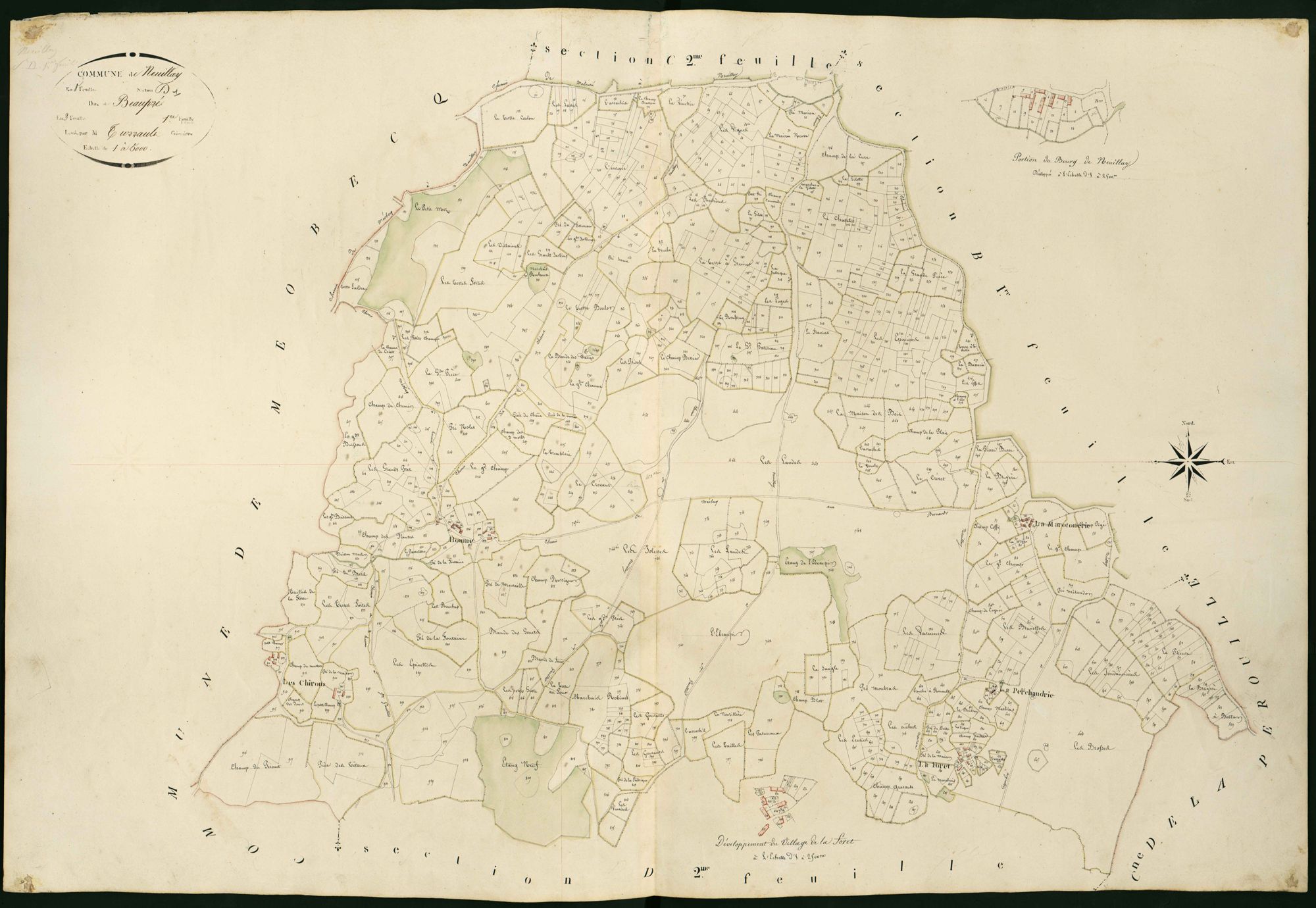 Neuillay-les-Bois - Section D1, dite de Beaupré.