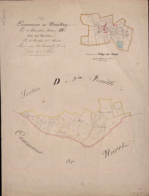 Neuillay-les-Bois - Section D3, dite des Genets.