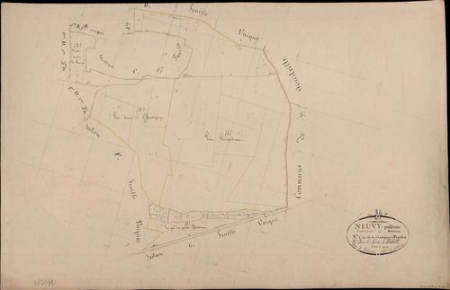Neuvy-Pailloux - Section C2, dite du Clos de Chassigny.