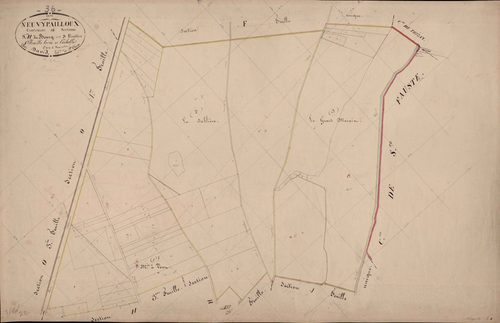 Neuvy-Pailloux - Section H1, dite du Bourg.