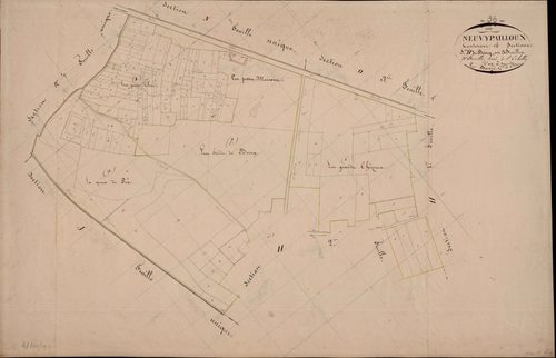 Neuvy-Pailloux - Section H3, dite du Bourg.