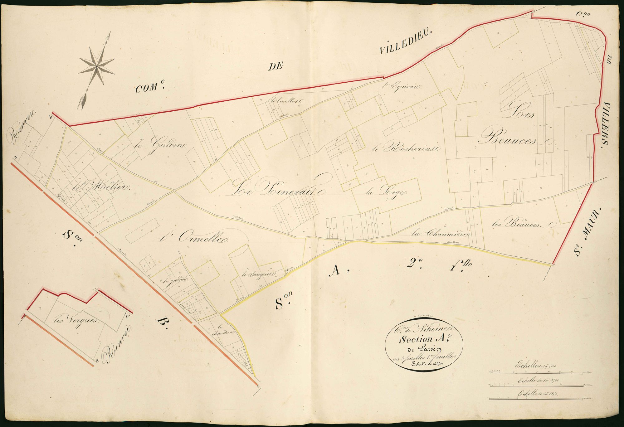 Niherne - Section A1, dite de Parsé.