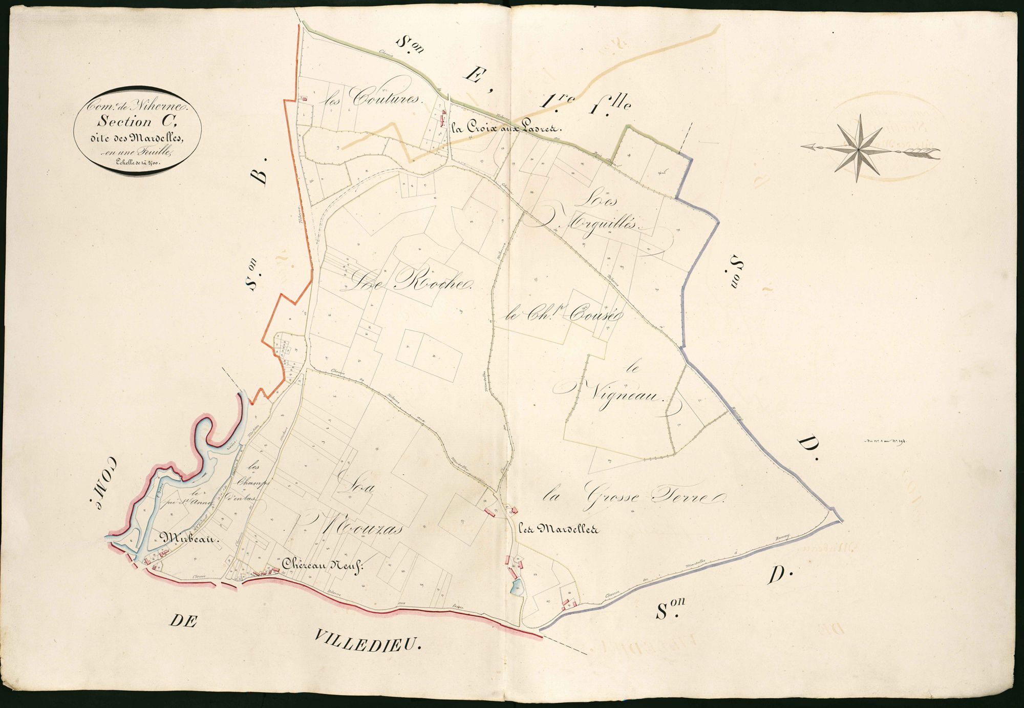Niherne - Section C, dite des Mardelles.