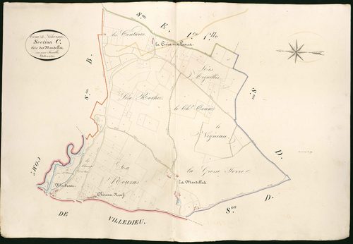 Niherne - Section C, dite des Mardelles.