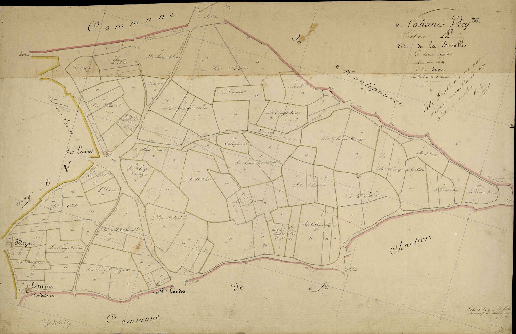 Nohant-Vic - Section A1, dite de la Breuille.