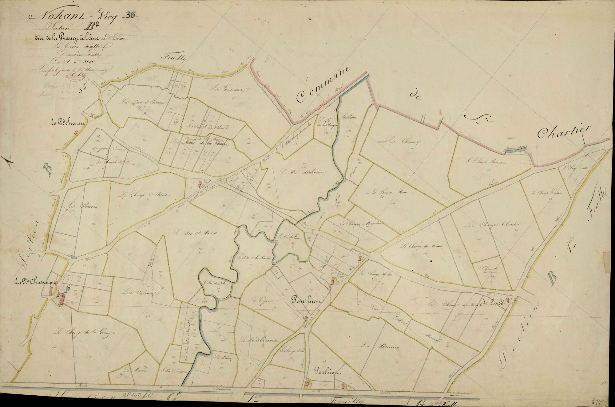 Nohant-Vic - Section B2, dite de la Grange à l'âne et d' Enveau.